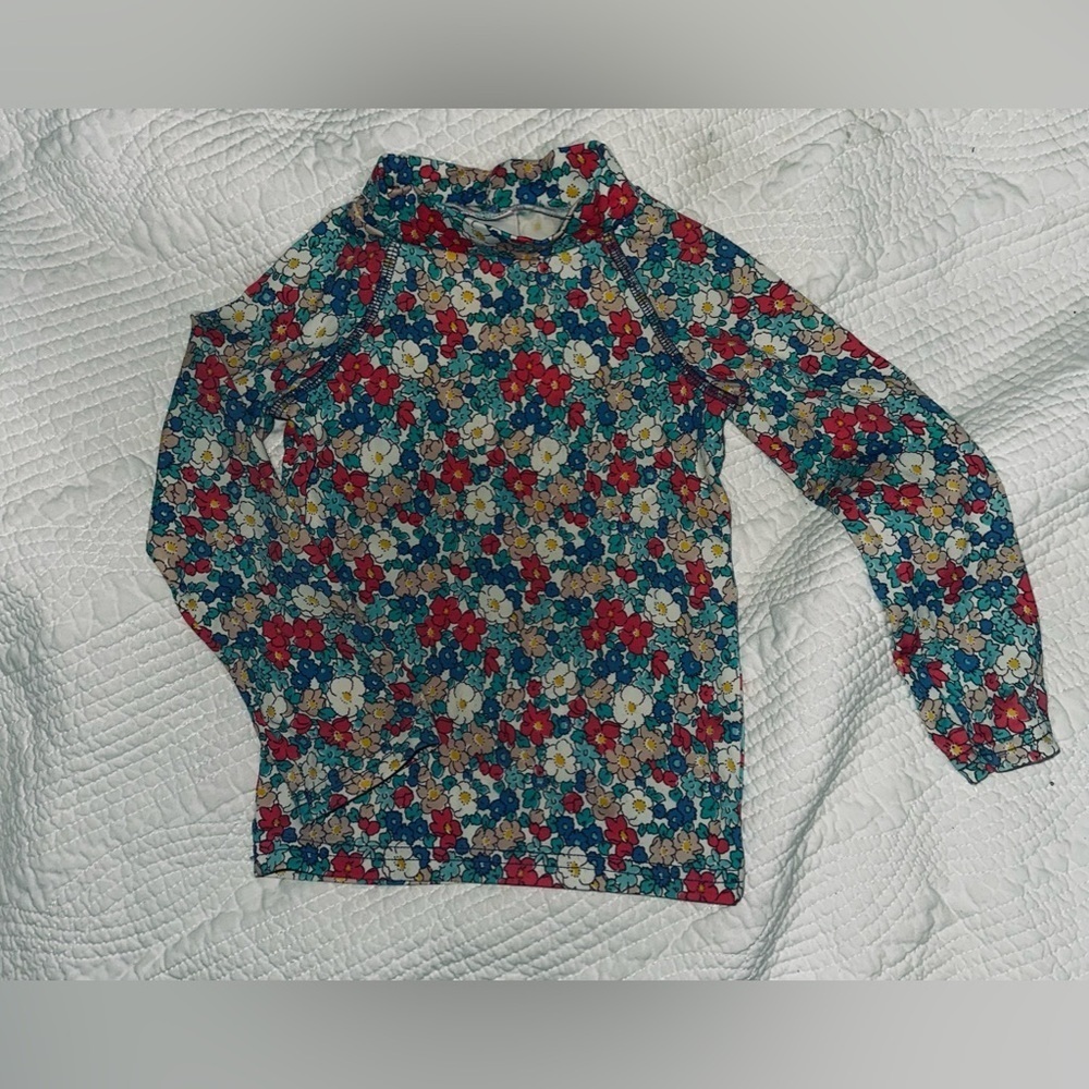 Baby Boden floral swim top 12-18  months